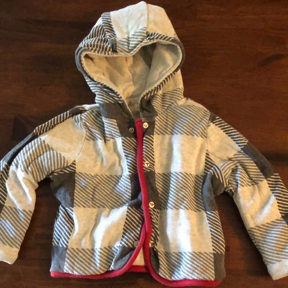 Burt’s Bees reversible coat. Sz 12months